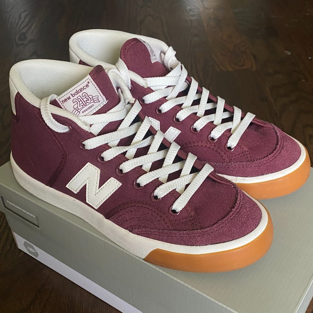 New Balance Numeric 213 Pro Court Burgundy w/ White